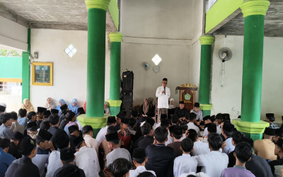 MTsN 2 Lampung Tengah Peringati Isra Mi’raj Nabi Muhammad SAW 1447 H di Masjid Raudhatuth Tholibin