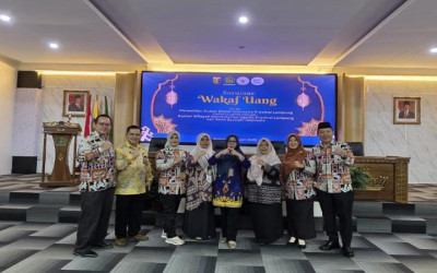 Kepala MTsN 2 Lampung Tengah Hadiri Sosialisasi Wakaf Uang se-Provinsi Lampung